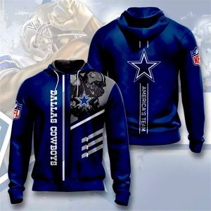 Dallas cowboys zip up hoddie